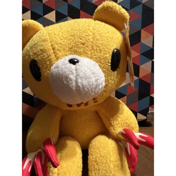Chax-GP Gloomy Bear Plush CGP-045 Sitting Down Yellow 7" Rare US SELLER HTF - Picture 2 of 8